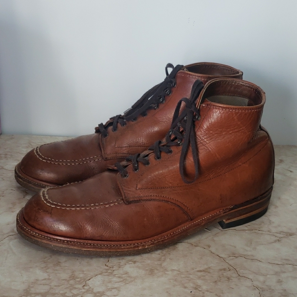 Alden Restoration Indy Men's Brown Leather Lace-Up Boots Size 12.5 - Picture 5 of 12